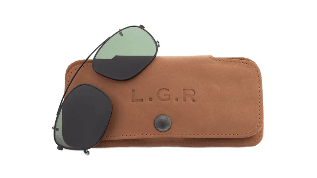 L.G.R-MALABO CLIP-Black Noir Matt 22-Vert Green-23-145-Regular/Large | La Zone Optique