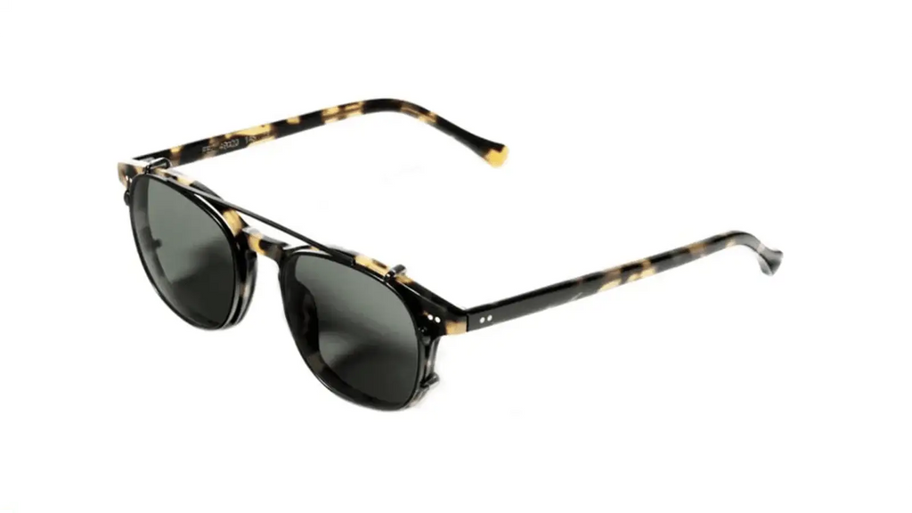 L.G.R-REUNION CLIP-Black Noir Matt 22-Vert Green-23-145-Regular/Large | La Zone Optique